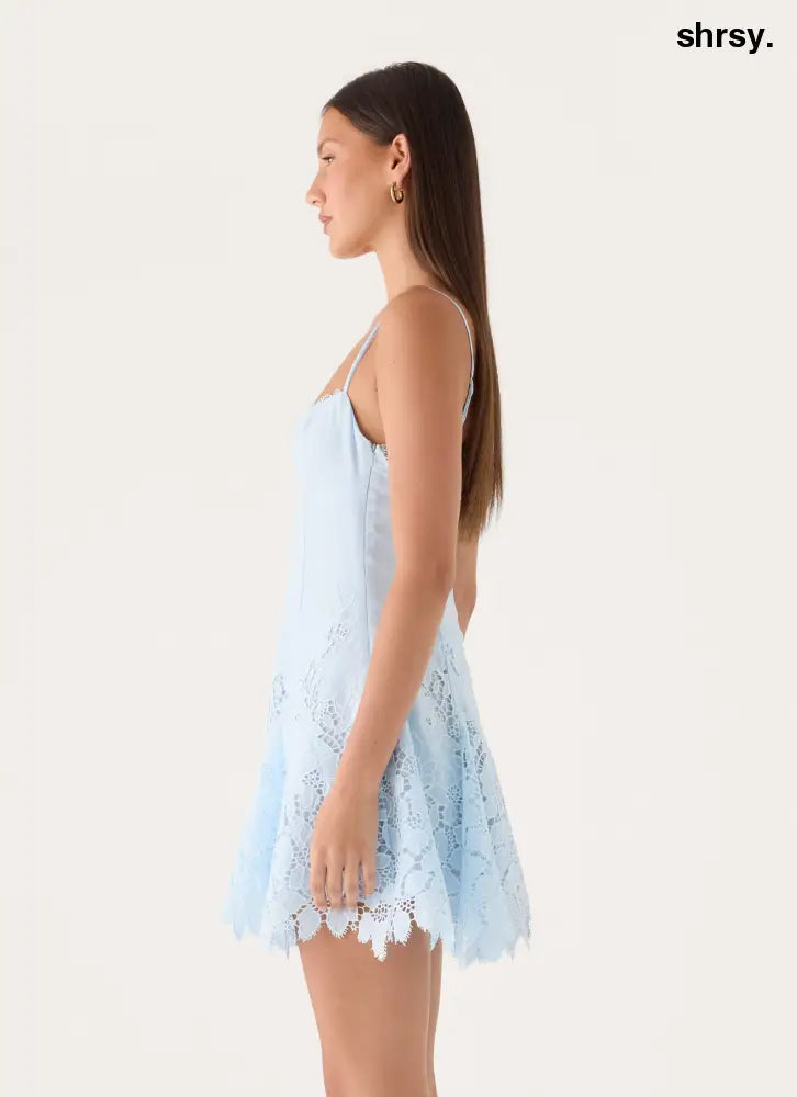 Florine Mini Dress - Blue - Mini Dresses