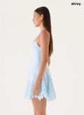 Florine Mini Dress - Blue - Mini Dresses